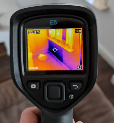 Professionele warmtebeeldcamera Bosman Duurzaam Advies